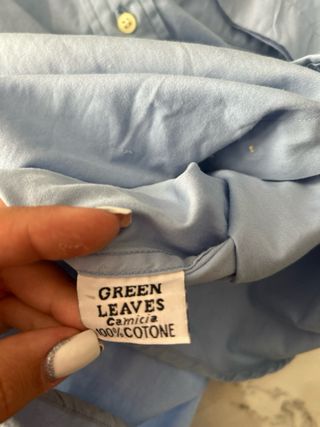 Camicia Green Leaves uomo M