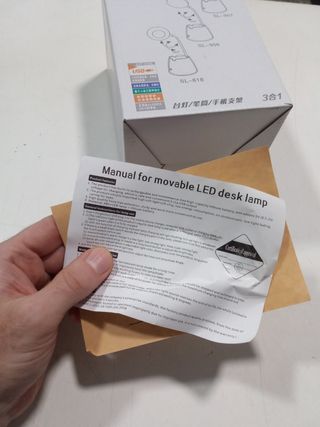 Lampada LED Scrivania - Ricaricabile 400