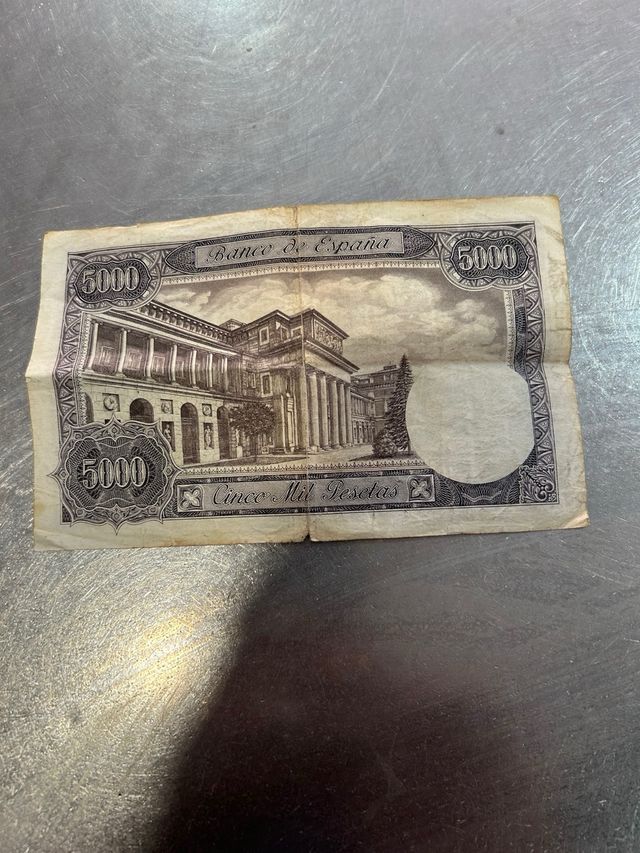 Billete 5000 Pesetas España escucho ofertas