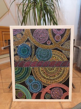 Quadro Mandala Punti 40x50cm