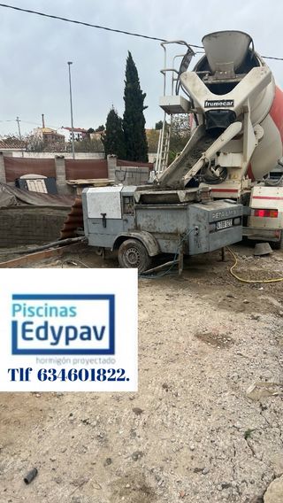 Piscinas proyectadas: Construcción y gunitado