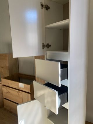Armario blanco multiusos - Madera