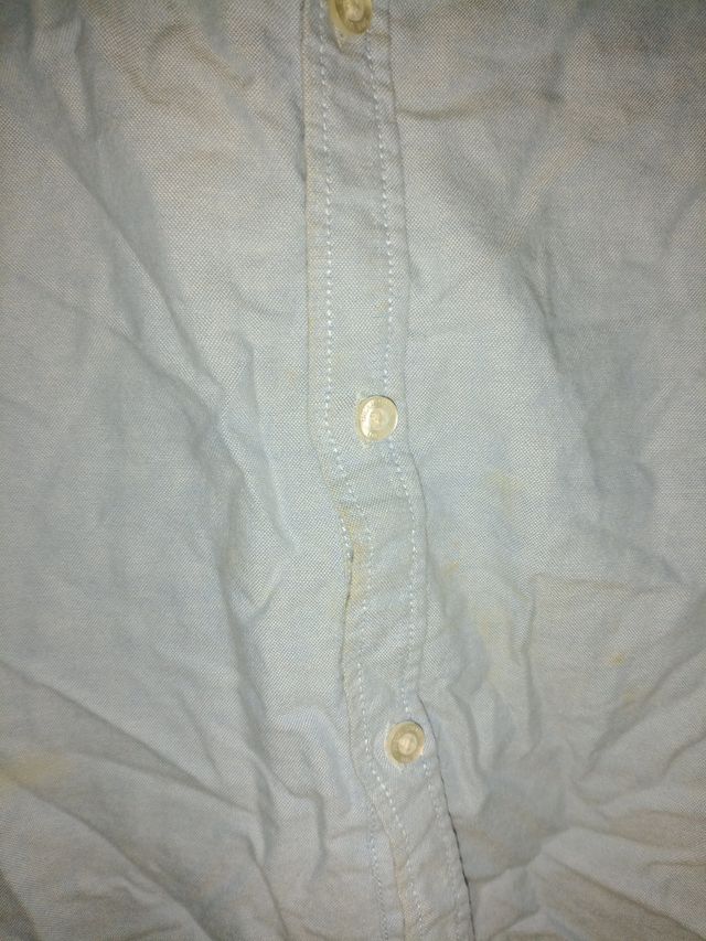 Camisa KIABI niño, manga larga, azul, talla S