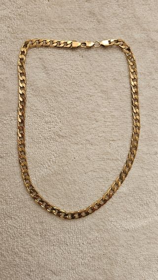Cadena oro 18k - Collar dorado Bańo de oro. 49cm