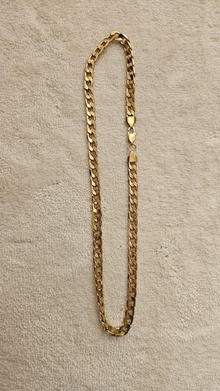 Cadena oro 18k - Collar dorado Bańo de oro. 49cm