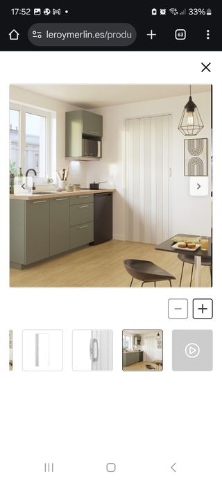 Puerta plegable Artens 85x205