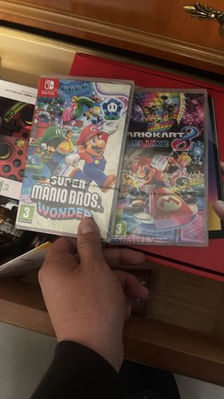 Nintendo OLED Switch Blanca - Mario Kart 8 Deluxe 