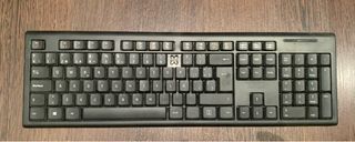 Teclado Trust inhalámbrico Negro