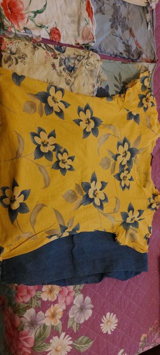 Jeans tg 48 + 8 maglie L