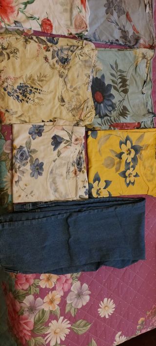 Jeans tg 48 + 8 maglie L