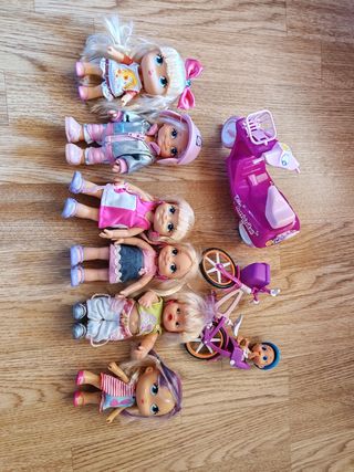 Lote 6 Muñecas Barriguitas