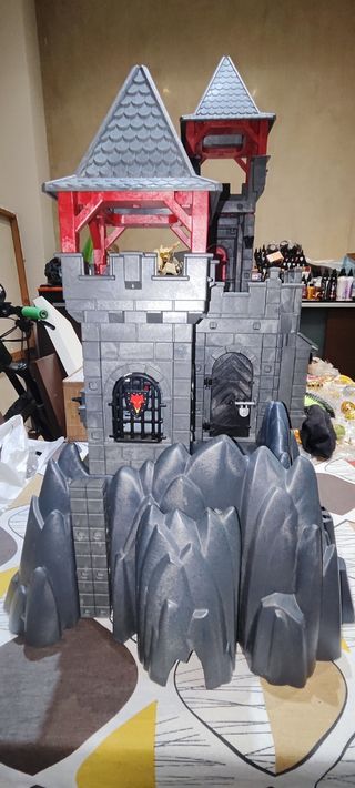 Castillo Playmobil dragón rojo