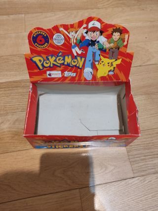 Caja vacía Pokemon Merlin Roja