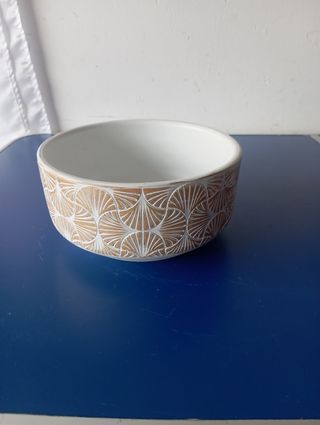 Vaso Ceramica Oro&Bianco - Decorativo