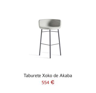Taburete alto AKABA - Verde