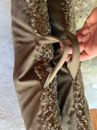 Cojines Zara Home marrón