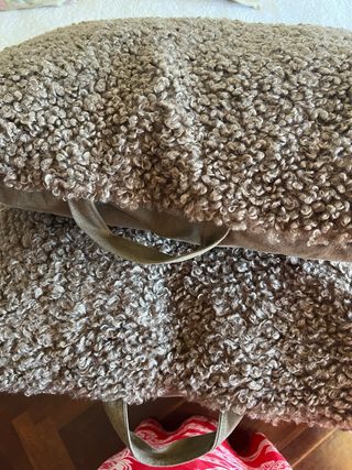 Cojines Zara Home marrón