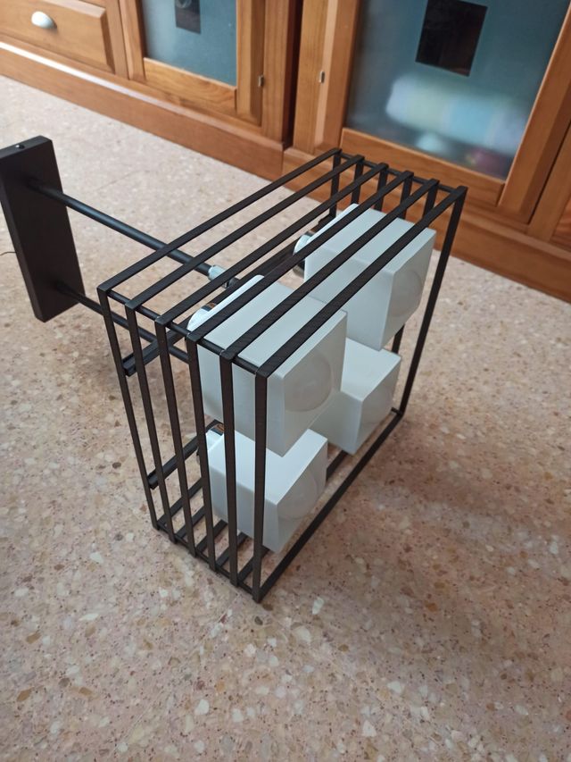 Lámpara 4 luces salón-comedor