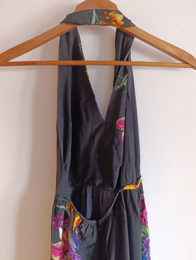 Vestido Dolores Promesas largo flores