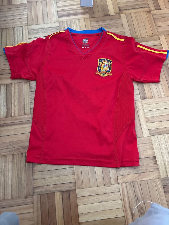 Camiseta España Mundial 2010 Talla 6 niños