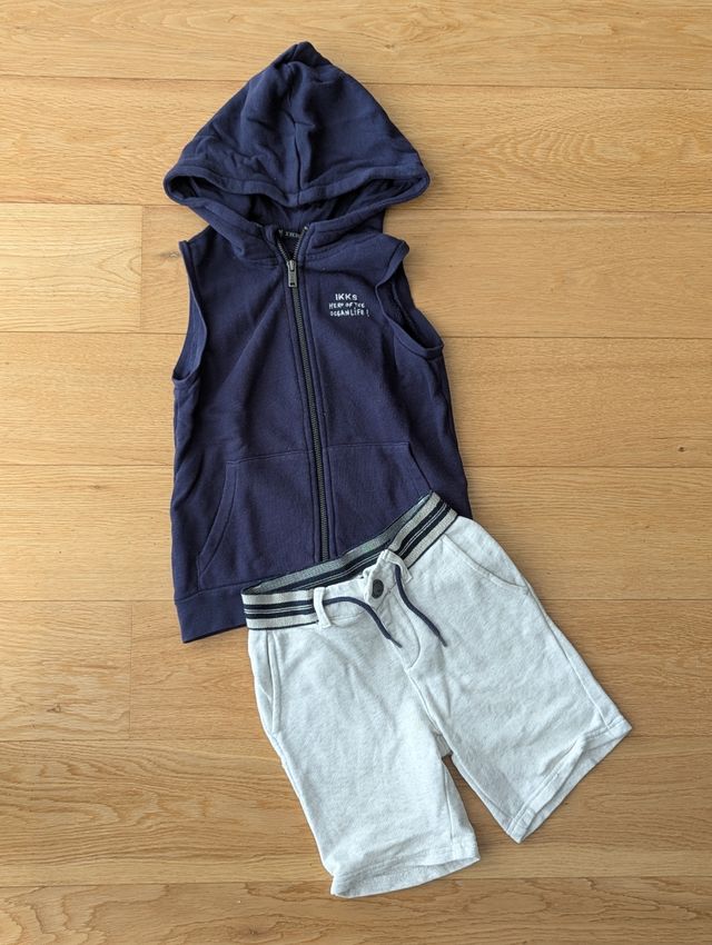Conjunto IKKS niño - Sudadera y Shorts