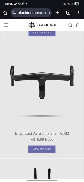 Manillar Black Inc 