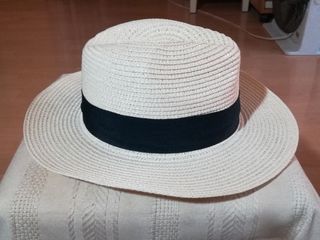 Sombrero Panamá blanco para hombre