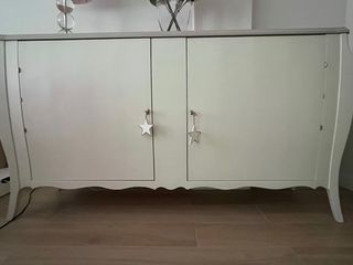 Cómoda aparador madera blanca