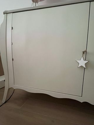 Cómoda aparador madera blanca