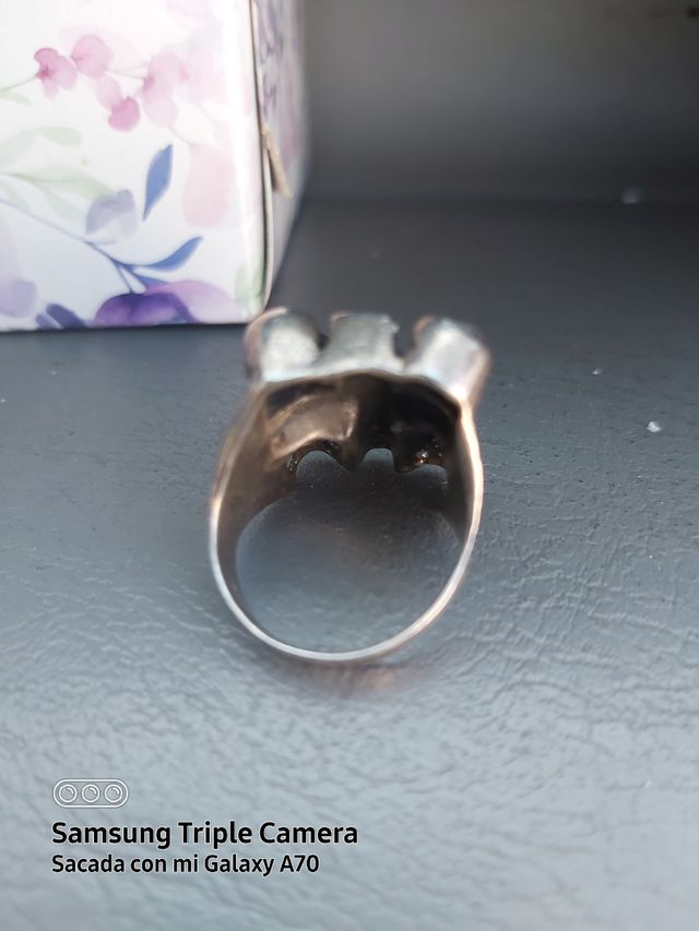 Anillo Calaveras Plata 925