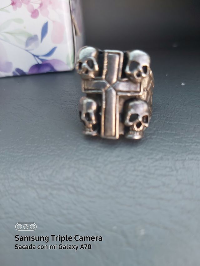 Anillo Calaveras Plata 925