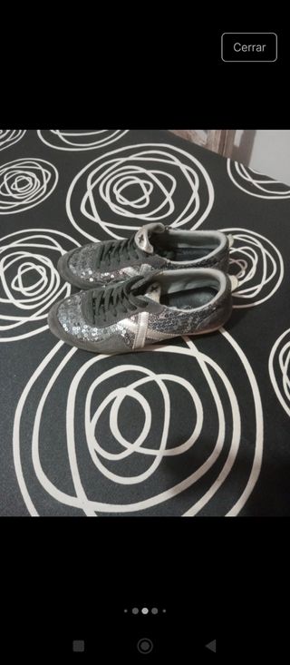 Bambas Munich niña 36 - Plata
