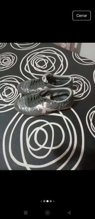 Bambas Munich niña 36 - Plata