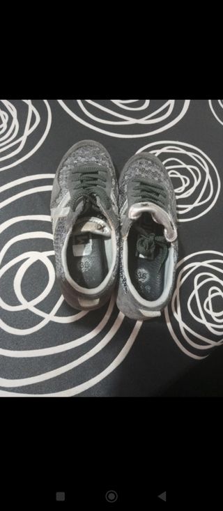 Bambas Munich niña 36 - Plata