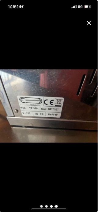 Fornetto elettrico professionale