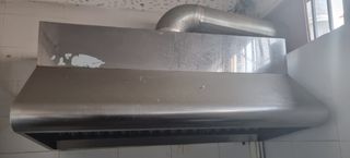 Campana extractora acero inoxidable sin tubo