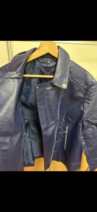 2 Cazadoras roja y azul polipiel mujer XXL nuevas