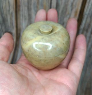 Mineral - Caja esteatita manzana