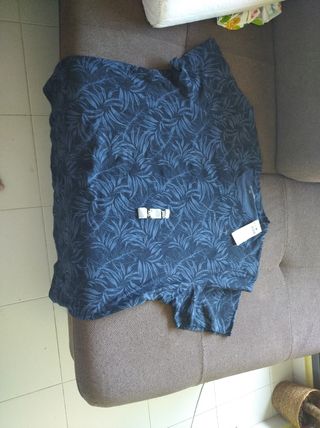 Camiseta azul 3XL - Hombre