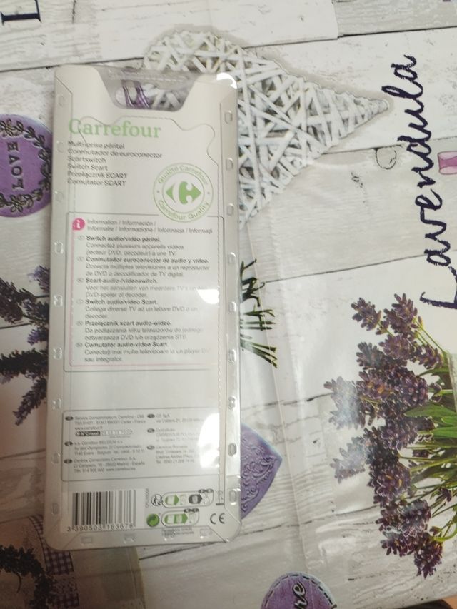 Conmutador SCART Carrefour - 3 entradas