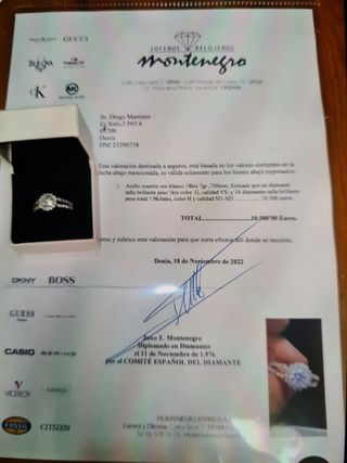 Anillo 💍  de diamantes 