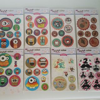 Pack stickers textiles