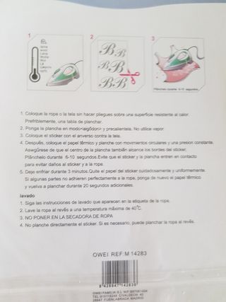 Pack stickers textiles