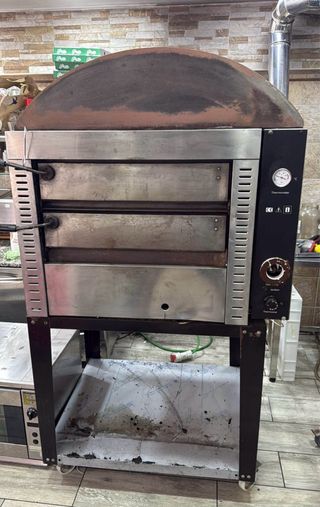 Forno a gas per pizza a 2 livelli