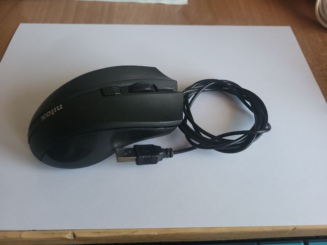 Rato Nilox MOUB1002 - Óptico Preto