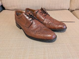 Zapatos Piel Marrón - Talla 41