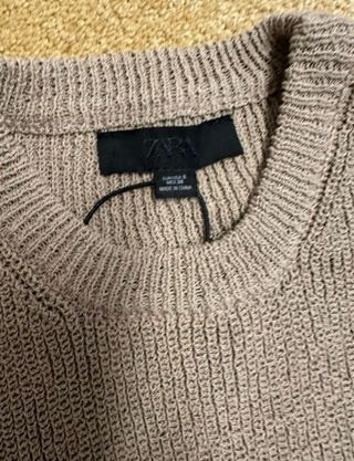 Vestido combinado Zara