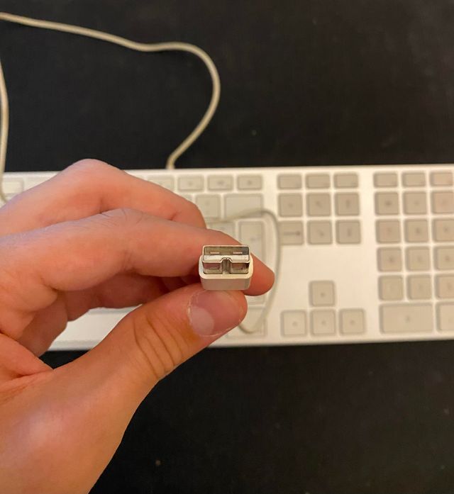 Teclado Apple A1234 USB Plata