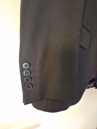 Traje caballero azul marino