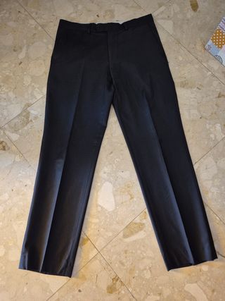 Traje caballero azul marino
